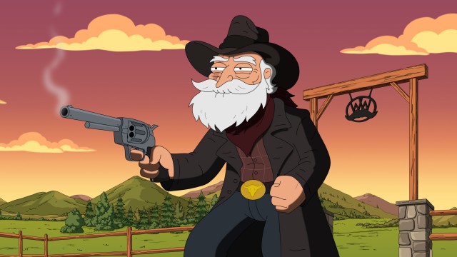 Click to watch 'Old West' (popup) Family Guy
